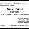 Schuster Anna 1911-1990 Todesanzeige